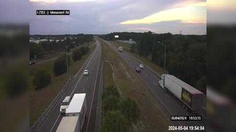 Jacksonville: I-295 E at Monument Rd Traffic Camera