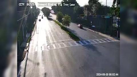 Traffic Cam Plantation: Broward Blvd at Fig Tree Lane Player