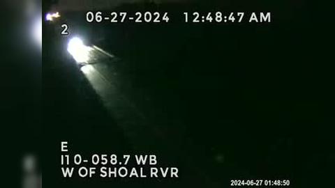 Crestview: I10-MM 058.7WB-W of Shoal Rvr Traffic Camera