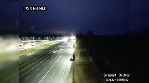 Traffic Cam Camps Still: I-75 @ MM 448.6 - Weigh Station Player