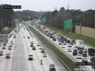 Traffic Cam I-95 N of Butler Blvd Player