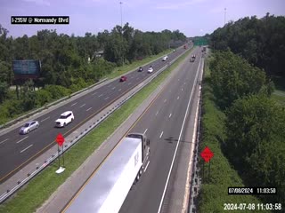 Traffic Cam I-295 W at Normandy Blvd Player