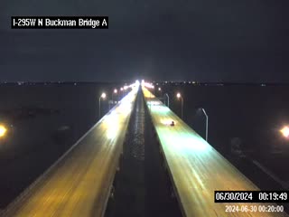 Traffic Cam I-295 W at N Buckman Bridge Player