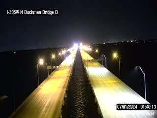 Traffic Cam I-295 W at N Buckman Bridge Player