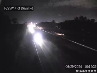 I-295 W N of Duval Rd Traffic Camera