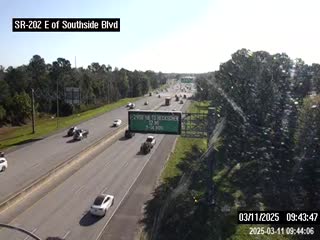 Traffic Cam SR-202 / Butler Blvd E of Southside Blvd Player