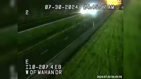 Gardner: I10-MM 207.4EB-W of Mahan Dr Traffic Camera