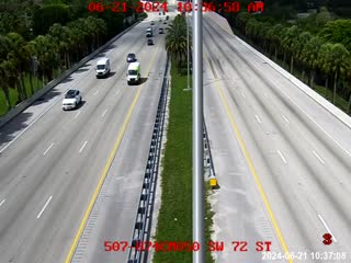 Traffic Cam (507) SR-874 at SW 72nd St Player