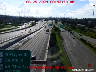Traffic Cam (407) SR-836 at NW 87th Ave Player