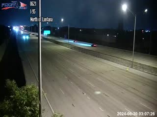 I-95 N of Lantana Traffic Camera