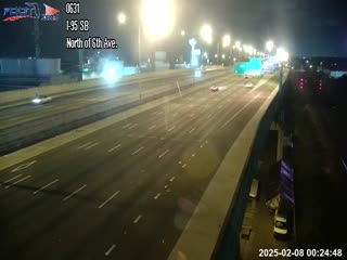 Traffic Cam I-95 N of 6th Ave Player