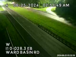 I-10-MM 028.3EB-Ward Basin Rd Traffic Camera
