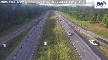 Traffic Cam Holly Springs: 106594--2 Player