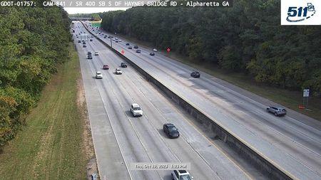 Alpharetta: GDOT-CAM-841--1 Traffic Camera