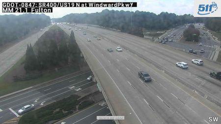 Alpharetta: GDOT-CAM-847--1 Traffic Camera