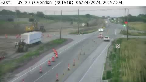 Sioux City: SC - US 20 @ Gordon (18) Traffic Camera