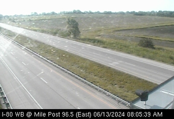 I-80 WB at Mile Post 96.50 (#3006) - E Traffic Camera