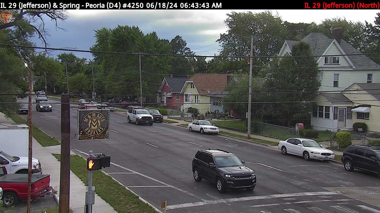 Traffic Cam IL 29 (Jefferson St.) at Spring St. (#4250) - N Player