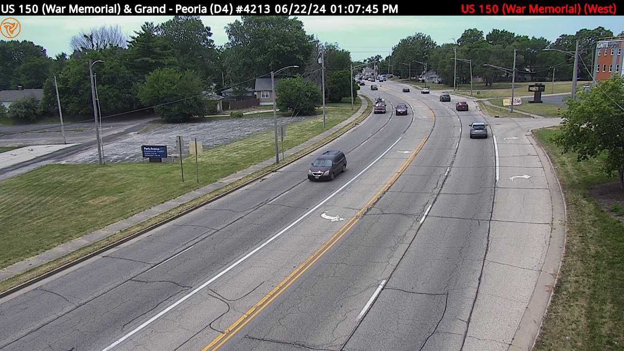 Traffic Cam US 150 (War Dr.) at Grand Ave. (#4213) - W Player