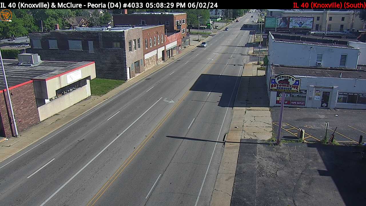 Traffic Cam IL 40 (Knoxville Ave.) at McClure Ave. (#4033) - S Player