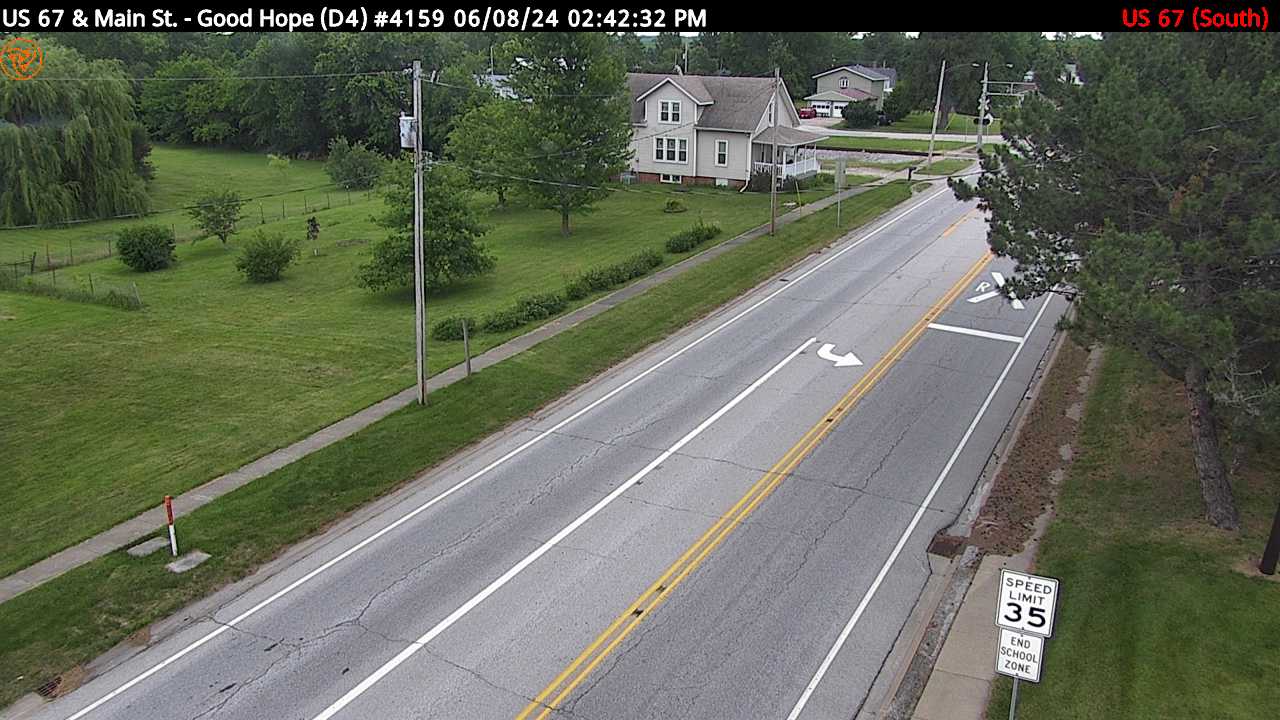 US 67 at Main St. Good Hope (#4159) - S Traffic Camera