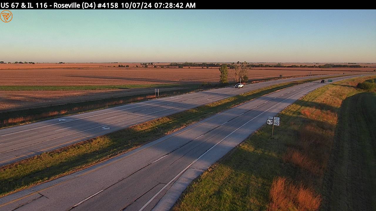 Traffic Cam US 67 at IL 116 (#4158) - N Player