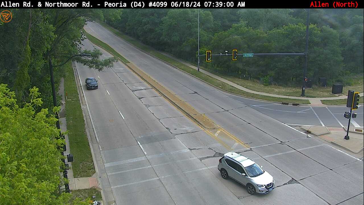 Traffic Cam Allen Rd. at Northmoor Ave. (#4099) - N Player