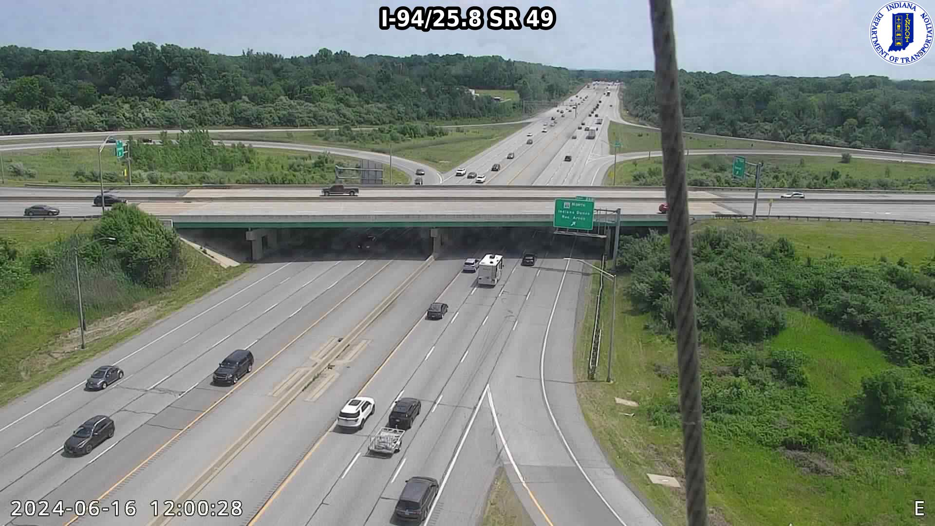 WB I-94 at IN-49 Traffic Camera