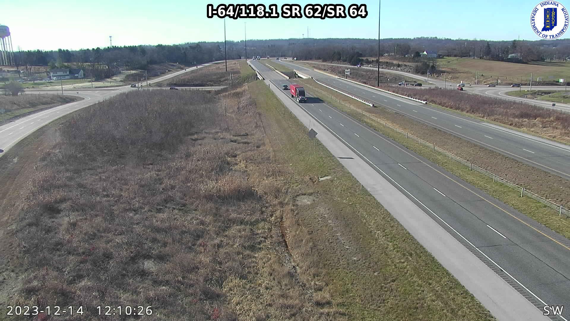 Edwardsville: I-64: I-64/118.1 SR 62/SR 64: I-64/118.1 SR 62/SR 64 Traffic Camera