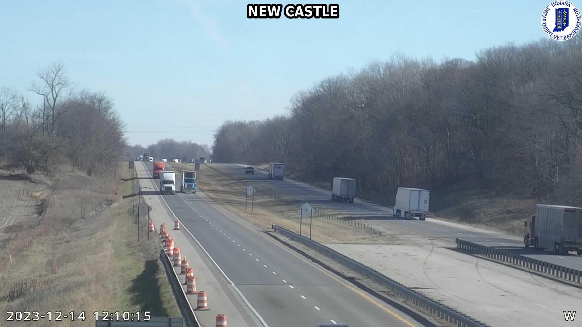 Lewisville: I-70: NEW CASTLE Traffic Camera