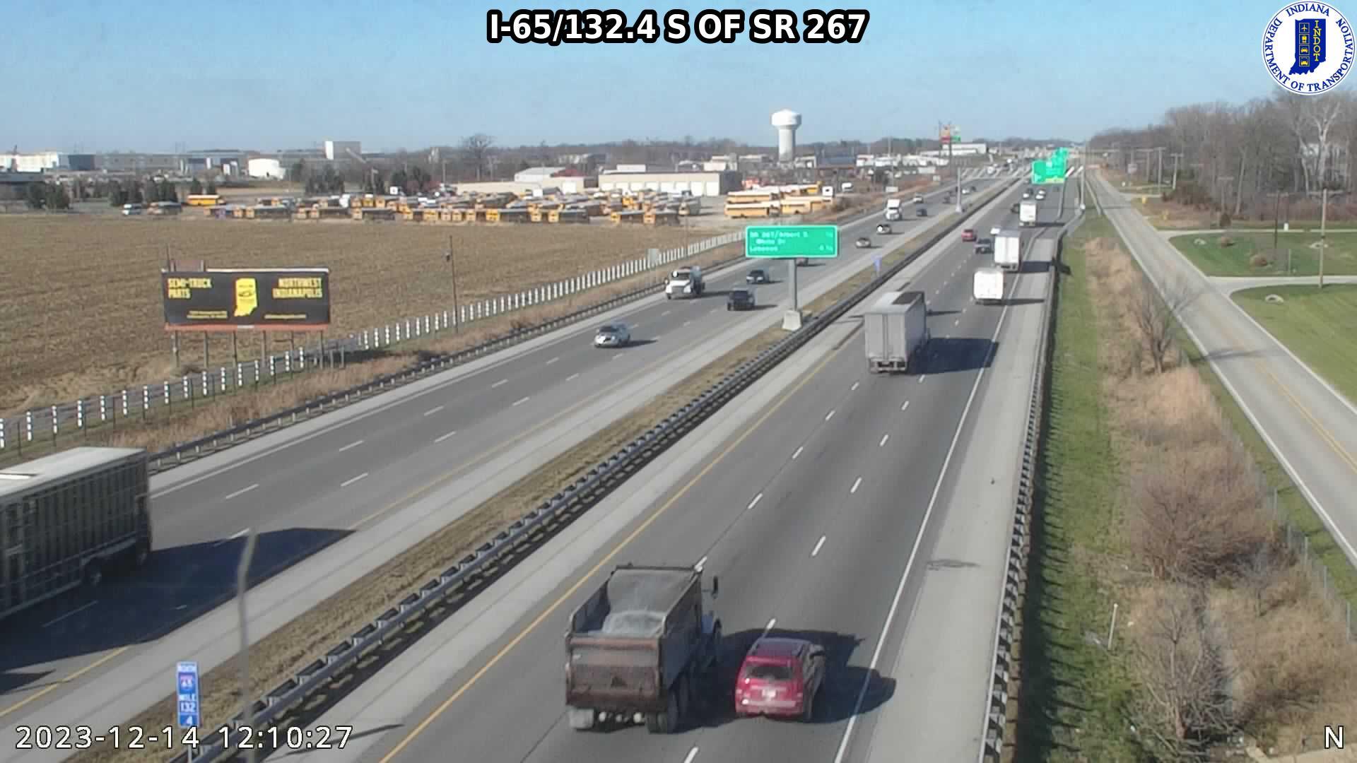 Shepherd: I-65: I-65/132.4 S OF SR 267 Traffic Camera