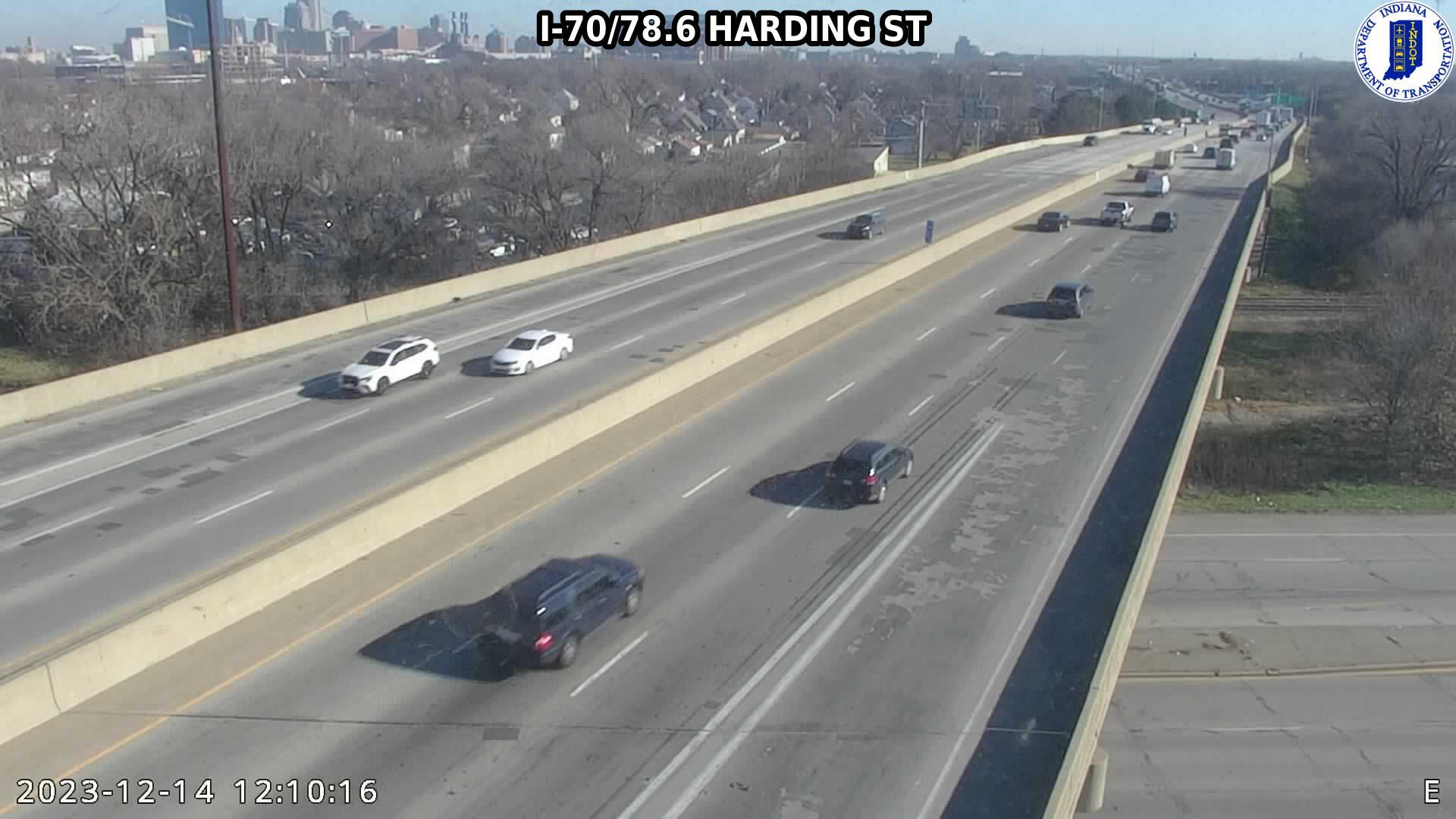 Indianapolis: I-70: I-70/78.6 HARDING ST Traffic Camera