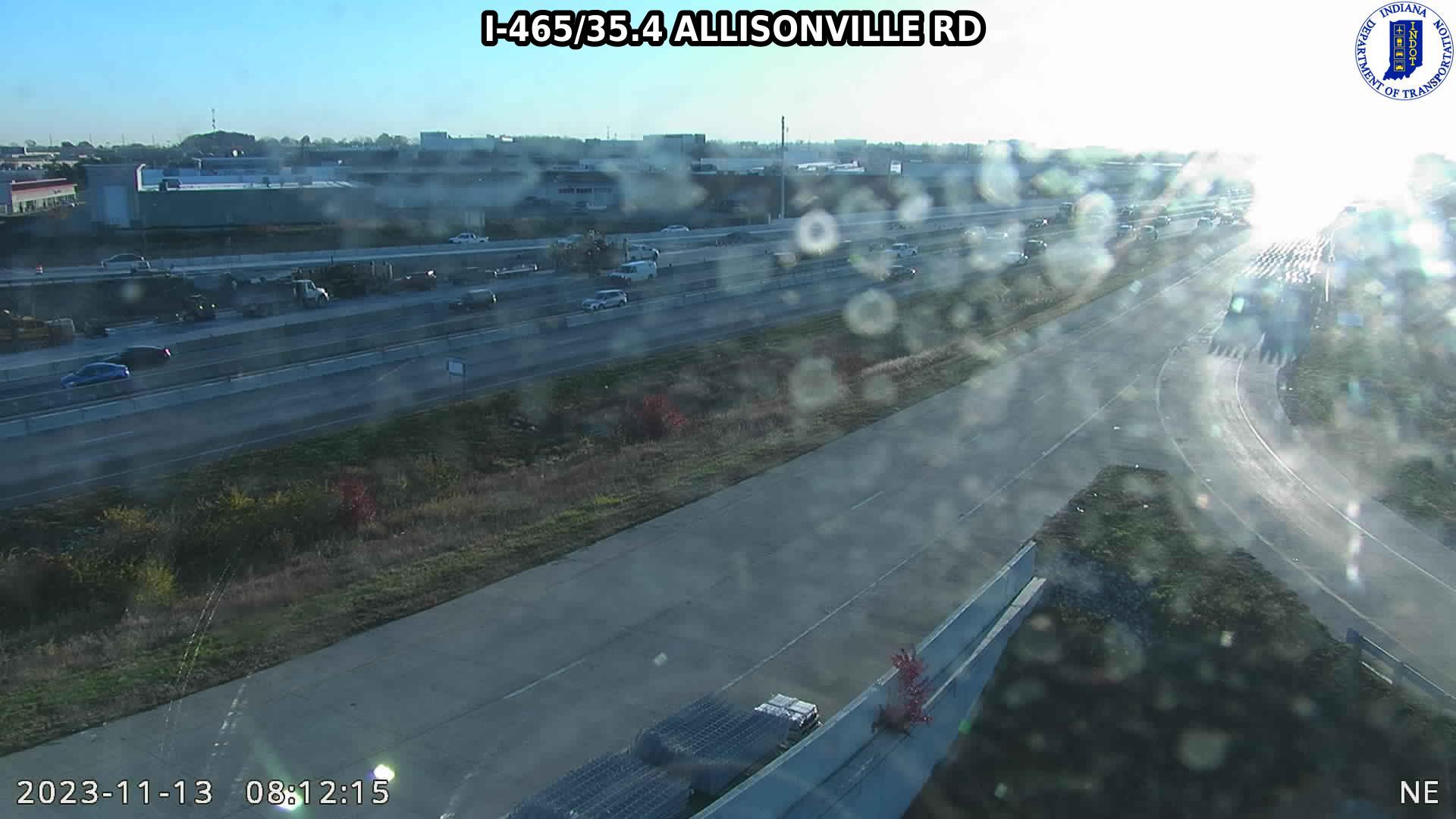 Allisonville: I-465: I-465/35.4 - RD Traffic Camera