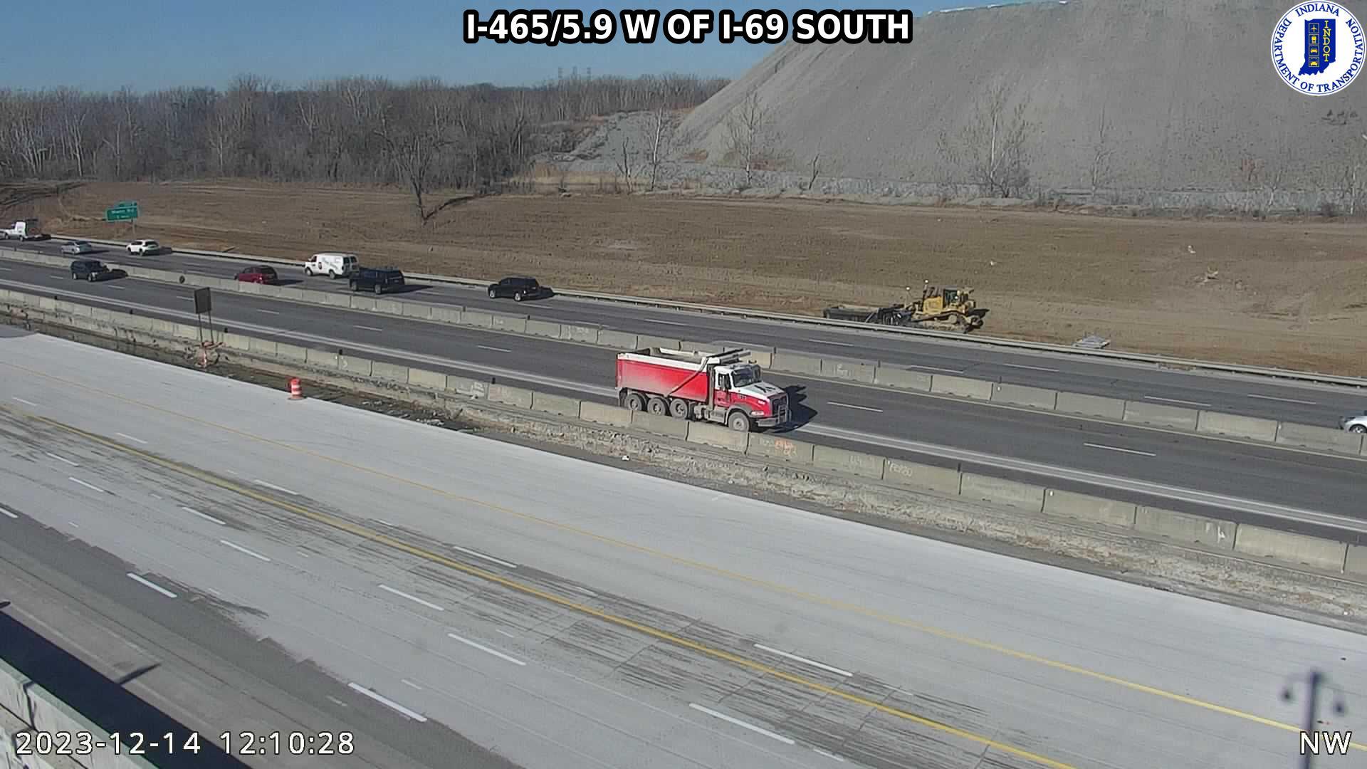 Indianapolis: I-465: I-465/5.9 W OF SR 37: I-465/5.9 W OF SR 37 Traffic Camera