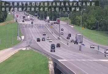 I-10 at Louisiana Ave - Westbound Traffic Camera