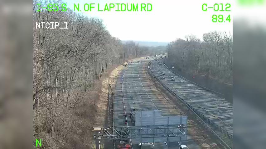 Traffic Cam Susquehanna River Hills: I-95 S, N. of Lapidum Rd (C-012) Player