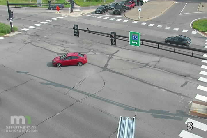 Traffic Cam MN-55 WB at Revere Ln Player