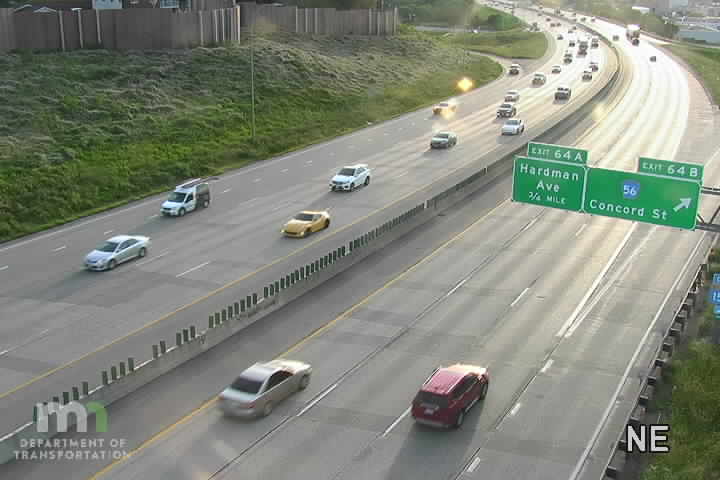 Traffic Cam I-494 EB W of Concord St Player