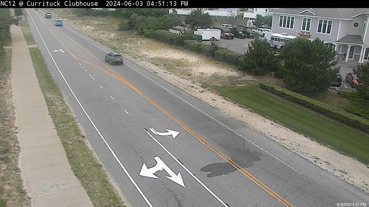 NC 12 at Currituck Clubhouse Dr Traffic Camera