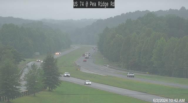 US 74 @ Pea Ridge Rd Traffic Camera