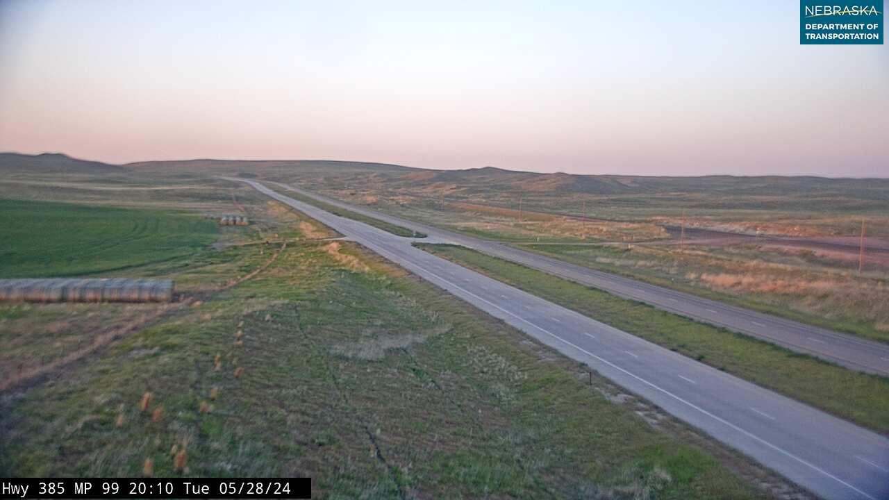 Traffic Cam Alliance › North: US 385: D5-385-99 South Aliance: Hwy 385 North Player
