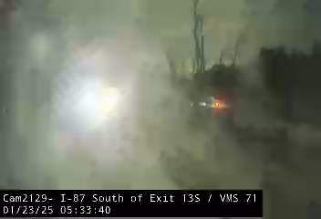 Traffic Cam I-87 Southbound South of Exit 13S Player