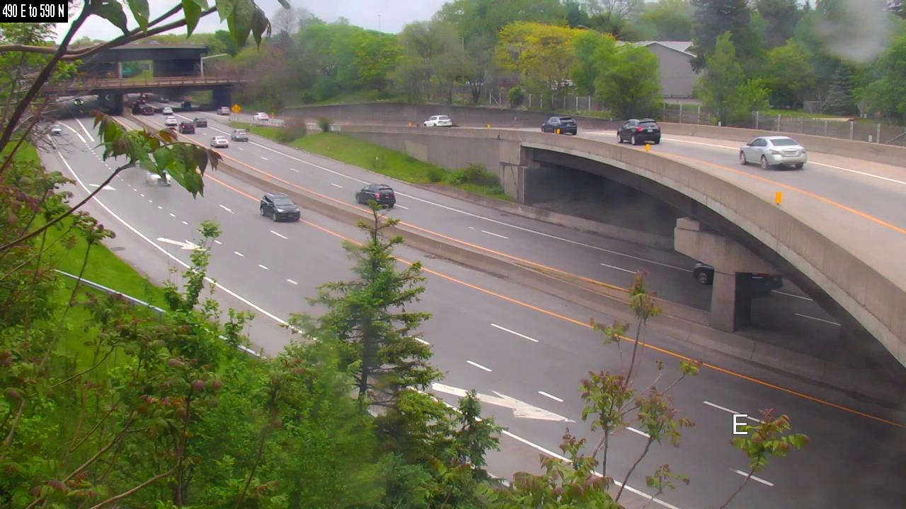 Rochester › South: I-490 Eastbound Ramp to NY-590 Northbound Traffic Camera