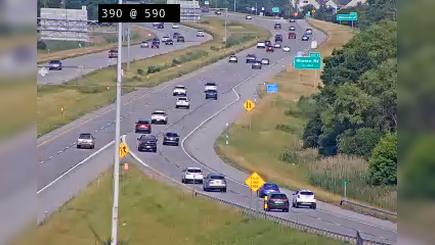 Traffic Cam Rochester › East: I-590 Off Ramp at I-390 Player