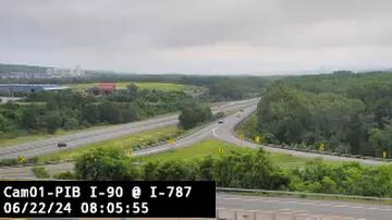 Albany › North: I-787 at I-90 Traffic Camera