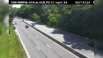 Yonkers › South: Saw Mill River Parkway South of Exit 4 (Cross County Parkway) Traffic Camera