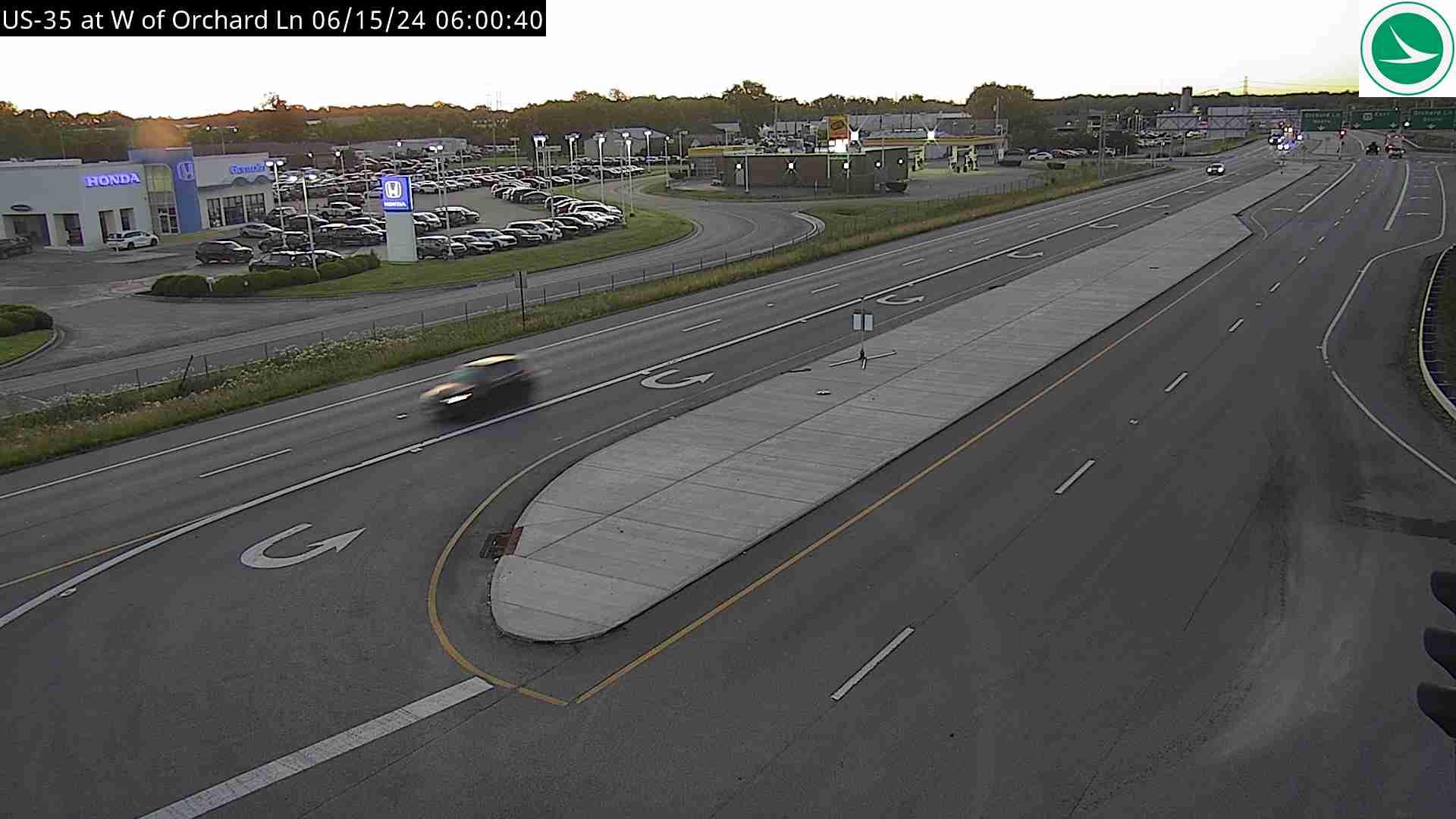 Traffic Cam Alpha: US-35 at West of Orchard Ln Player