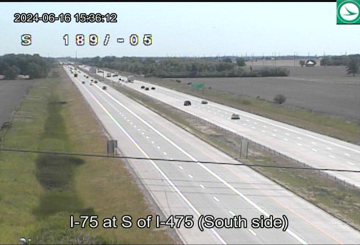 I-75 at S of I-475 (South side) Traffic Camera