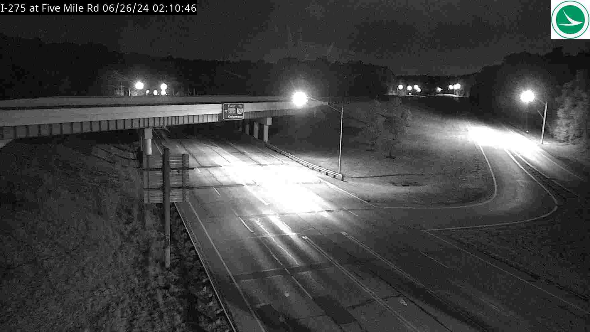 Traffic Cam I-275 at Five Mile Rd Player