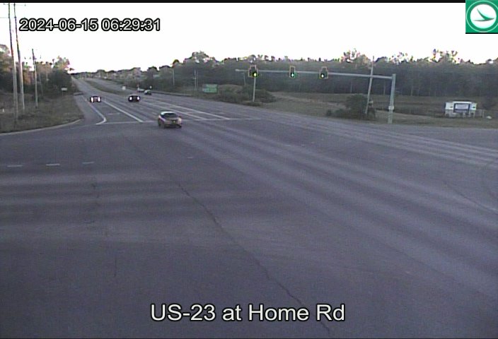 Traffic Cam US-23 at Home Rd Player